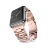 Curea Techsuit W036, Compatibila Cu Apple Watch 1 / 2 / 3 / 4 / 5 / 6 / 7 / SE - 42/45mm, Metalic, Roz